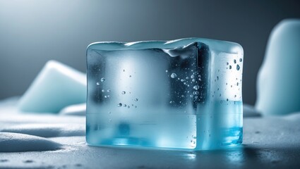 Poster - Ice's unique texture.