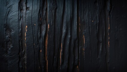 Poster - Cinder-treated wood texture.