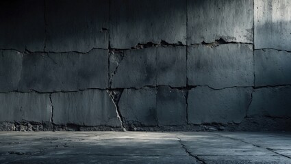 Aufkleber - background featuring a dirty black concrete wall texture.