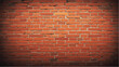 © shazam - Brick wall background. Realistic brick wall vector illustration with detailed texture. Seamless brick wall.