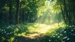 © Subir - Bright summer forest glowing beauty high resolution picture