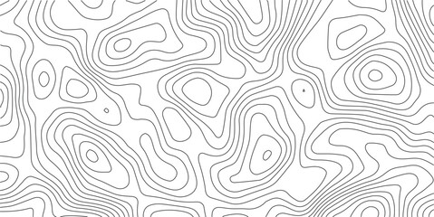 Aufkleber - Abstract Topographic background. Geographic line map. Wavy pattern design. Paper texture imitation of a geographical map shades. Vector illustration.	