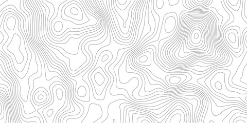 Leinwandbilder - Abstract Topographic background. Geographic line map. Wavy pattern design. Paper texture imitation of a geographical map shades. Vector illustration.	