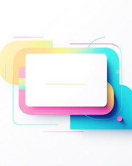 Aufkleber - abstract modern graphic design with a gradient color palette