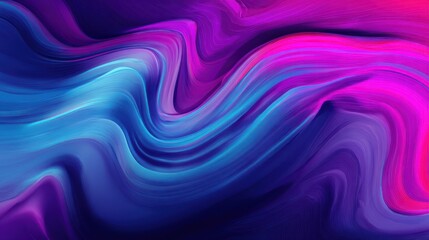 Poster - Energetic abstract background featuring vivid flowing waves and high-contrast colors, designed for dynamic presentations.