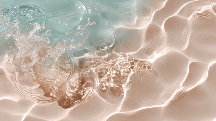 Poster - Evoking the essence of summer, swirling patterns dance on the water's surface, reflecting sunlight and creating a tranquil ambiance perfect for relaxation or inspiration