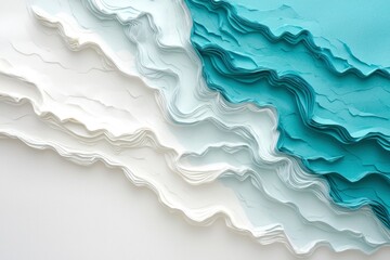 Aufkleber - Abstract layered textured design