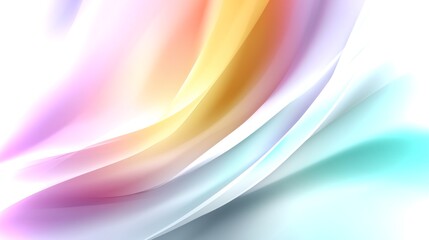 Poster - Gentle pastel gradients create a serene backdrop for creative projects or eco-themed designs