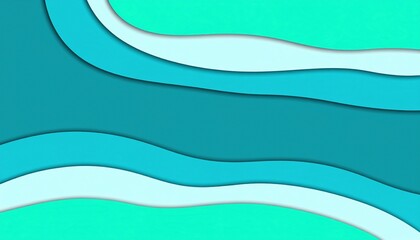 Poster - Dynamic flowing patterns of paper waves abstract design graphic art modern environment artistic viewpoint visual concept for creative projects