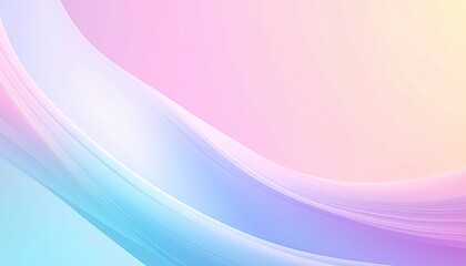 Poster - Creating tranquil abstract waves digital space visual art serene environment digital artwork harmony and calmness
