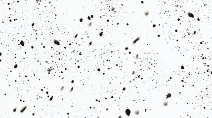 Poster - Light white texture with occasional black spots, clean and sparse artistic pattern