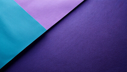 Wall Mural - abstract purple and blue textured paper background with diagonal split perfect for modern and creati