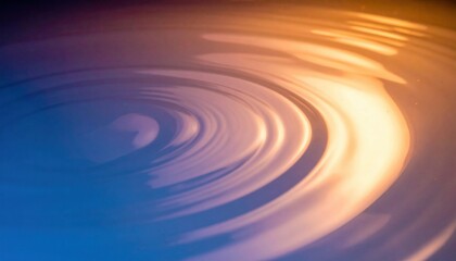 Poster - Captivating water ripples serene lake abstract photography tranquil environment close-up view fluid dynamics concept