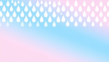 Poster - Refreshing raindrop patterns abstract background digital art soft color palette aesthetic view creative design