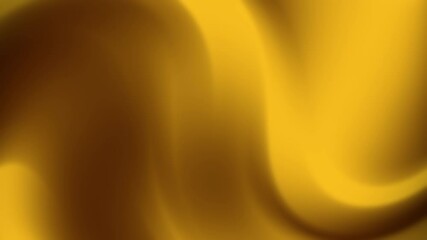 Poster - A smooth yellow and brown abstract gradient background with soft flowing curves.