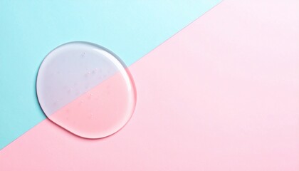 Poster - Fluid motion on colorful surface abstract art minimalist design soft lighting aesthetic appeal