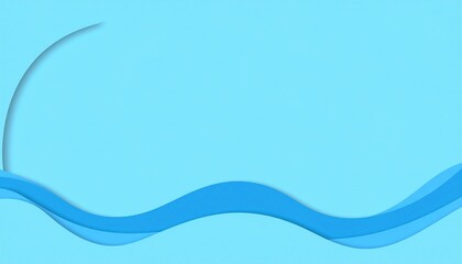 Poster - Flowing water above soft blue background abstract design digital art calm environment top view serenity concept
