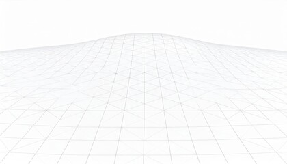 Fototapete - Dynamic geometric patterns emerge abstract 3d visualization digital art minimalist environment aerial view contemporary concept