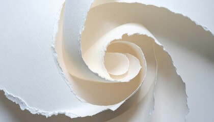 Poster - Creative paper art installation gallery space photography minimalist setting close-up view abstract design inspiration