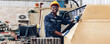 © kanpisut - Workers Factory or Engineering work at factory site check up machine or products in site. Foreman or Technician checking Material or Machine on Plant. Heavy industry factory concept.