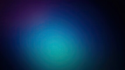 Wall Mural - Dark Blue Gradient Backdrop with Turquoise Accent and Purple Edges Abstract