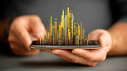 Poster - AI-Enhanced Augmented Reality for Insurance Market Forecasting, immersive interface displays predictive insights, empowering strategic decision-making in boardroom discussions