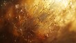 © SHORON - Abstract golden texture with water droplets