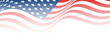 © Auguste Lange - USA flag transparent background, American waving flag border