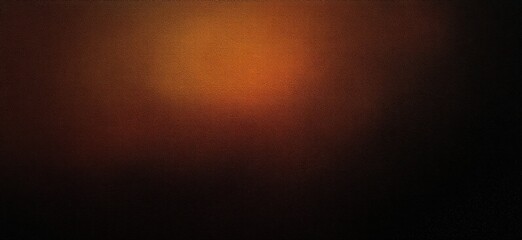 Poster - A textured surface with a warm gradient, transitioning from dark brown to orange, illuminated softly in the center.