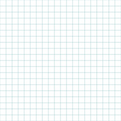 vector squared grid paper seamless pattern on transparent background.