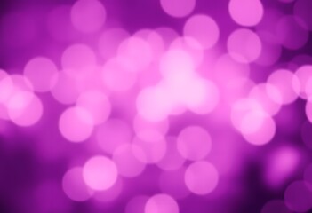 Poster - Dreamy Bokeh Lights Abstract, A Soft Purple Haze. Gentle Circles Of Light Create A Tranquil Background. Perfect For Adding Magic To Designs. Beautiful Blur.
