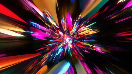 Fototapete - Vibrant colorful light streaks creating a stunning abstract background of dynamic patterns and hues
