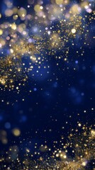 Poster - Night sky filled with shimmering stars and glowing lights creates a magical atmosphere perfect for celebration