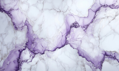 Poster - Purple marble texture with elegant veins and smooth surface for design projects.