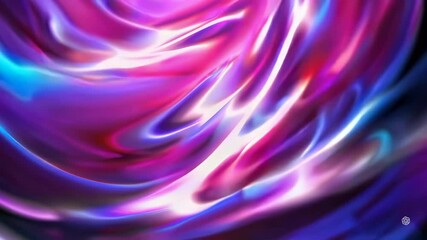 Poster - Vibrant Dynamic Swirl of Colorful Light in Motion