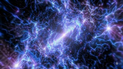 Poster - Celestial Nebula in a Colorful Cosmic Wonderland of Light Energy