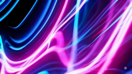 Poster - Swirling Luminescent Hues of Light in Abstract Pattern Design