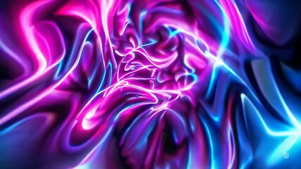 Poster - Vibrant Swirling Motion in Abstract Colorful Light Patterns
