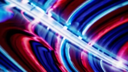 Poster - Dynamic Color Dance Abstract Art with Vibrant Motion Effects