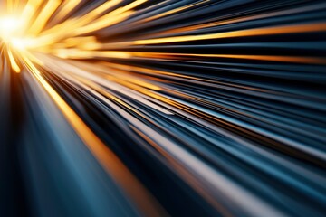 Poster - Abstract speed lines, dynamic