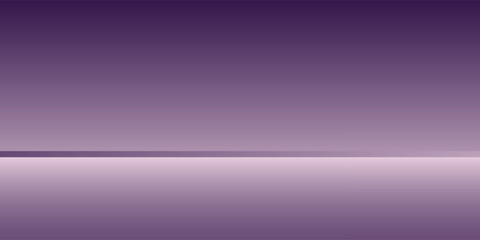 Poster - Abstract gradient podium background. Violet, purple and lilac empty 3d studio backdrop. Clean scene for product presentation mockup template. Vector illustration.