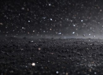 Wall Mural - velvet black canvas, diamond-dust stars scattered across infinity , starry night, night, universe