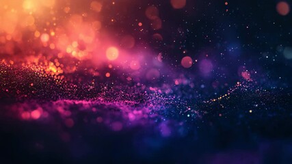 Poster - Vibrant colorful background with blurred lights creating a stunning abstract visual for design projects