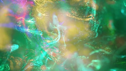 Wall Mural - particle wave background animation | flowing energy field in motion
