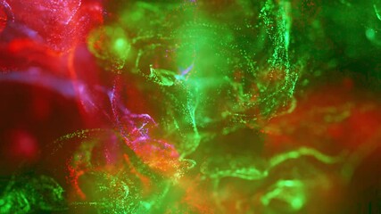 Wall Mural - particle wave background animation | flowing energy field in motion