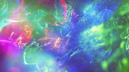 Wall Mural - particle wave background animation | flowing energy field in motion