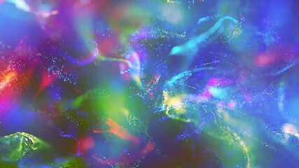 Wall Mural - particle wave background animation | flowing energy field in motion
