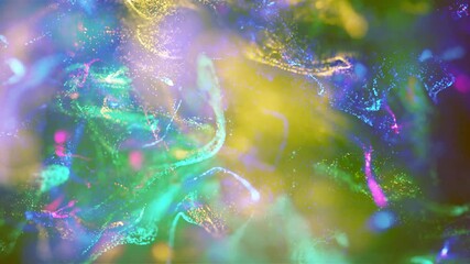 Wall Mural - particle wave background animation | flowing energy field in motion