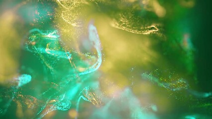 Wall Mural - particle wave background animation | flowing energy field in motion