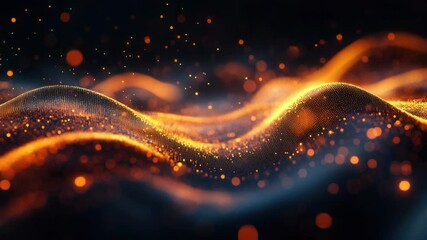Poster - Close-up view of a wavy liquid surface